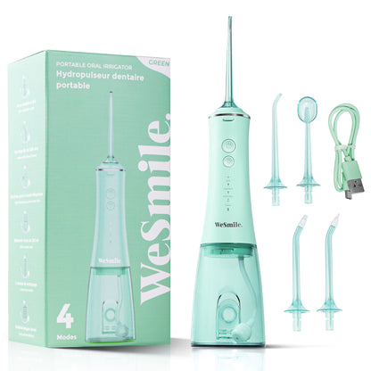 Hydropulseur Jet dentaire portable Vert - WeSmile