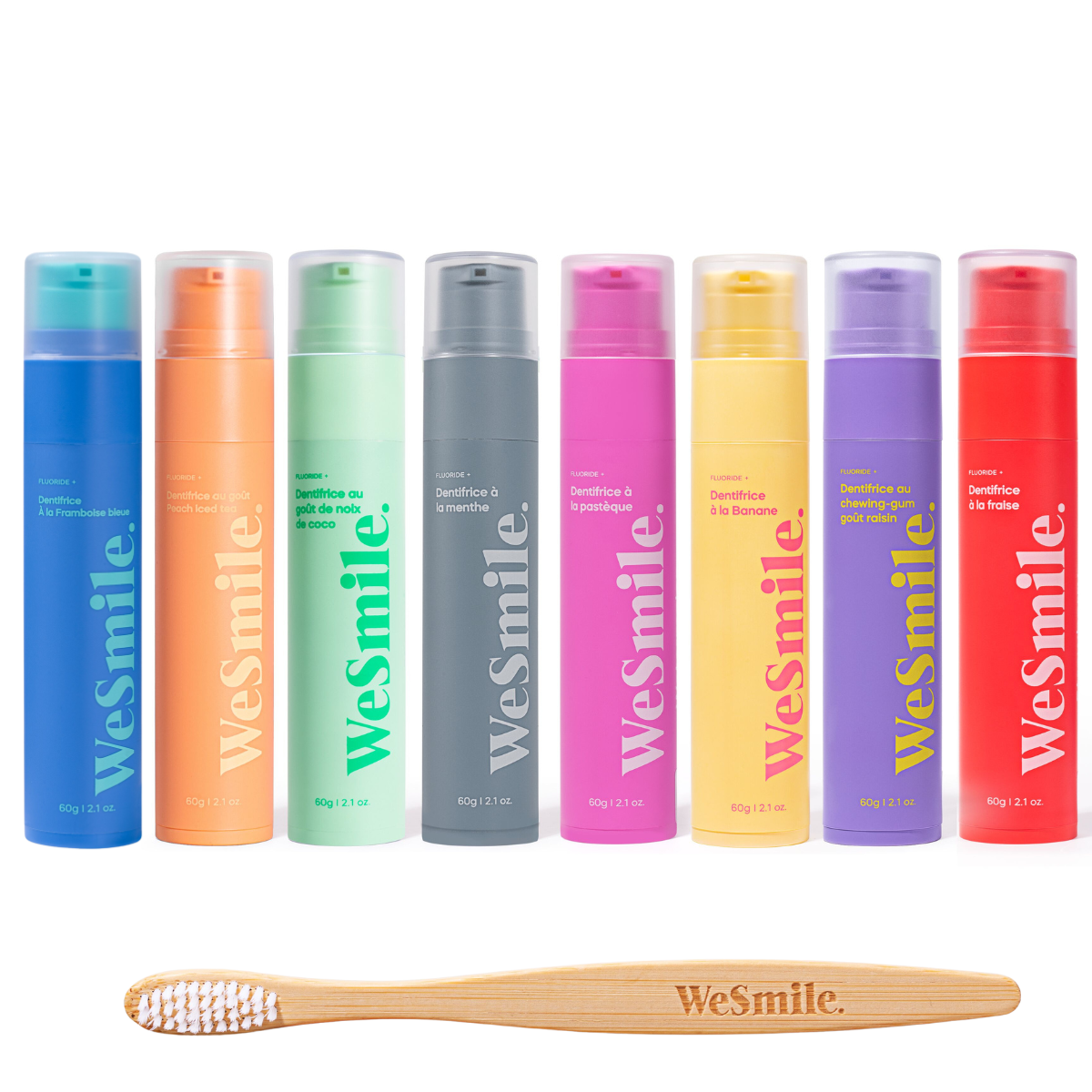 Pack de (x8) Dentifrices Fruités