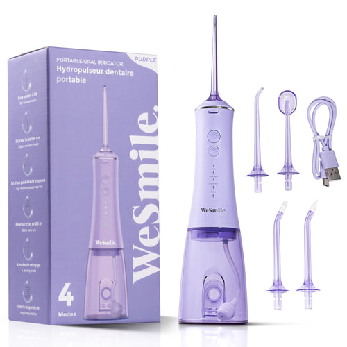 Hydropulseur Jet dentaire portable Violet - WeSmile