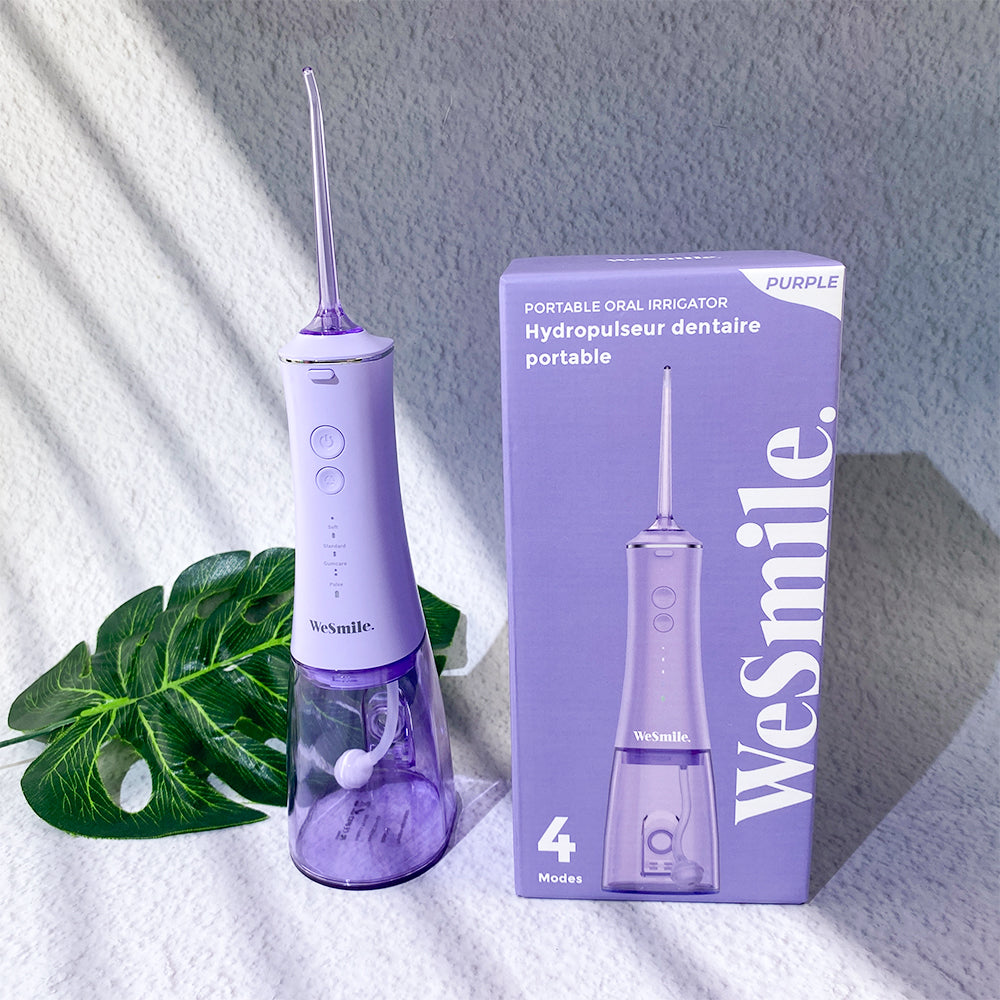 Hydropulseur Jet dentaire portable Violet - WeSmile