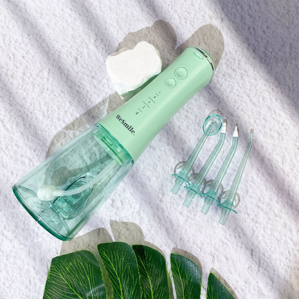 Hydropulseur Jet dentaire portable Vert - WeSmile