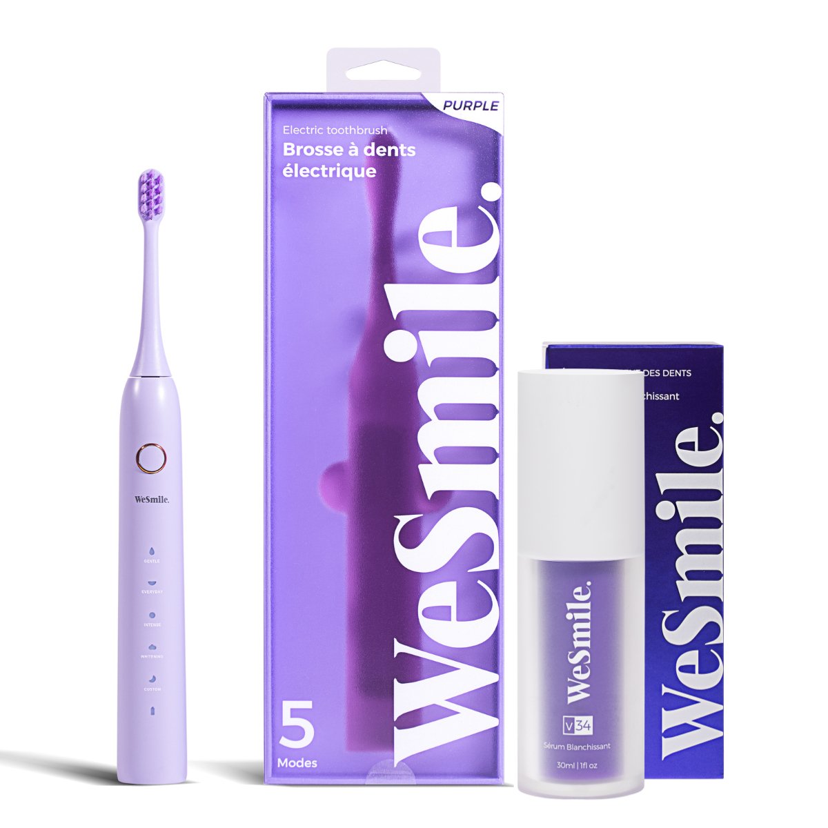 Brosse à dents électrique Violet